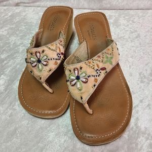 Coconuts by Matisse beaded wedge thong